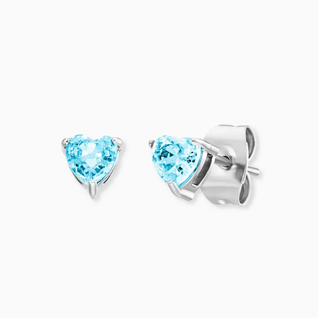engelsrufer-herzengel-kinder-ohrstecker-edelstahl-herz-blau-zirkonia image 1