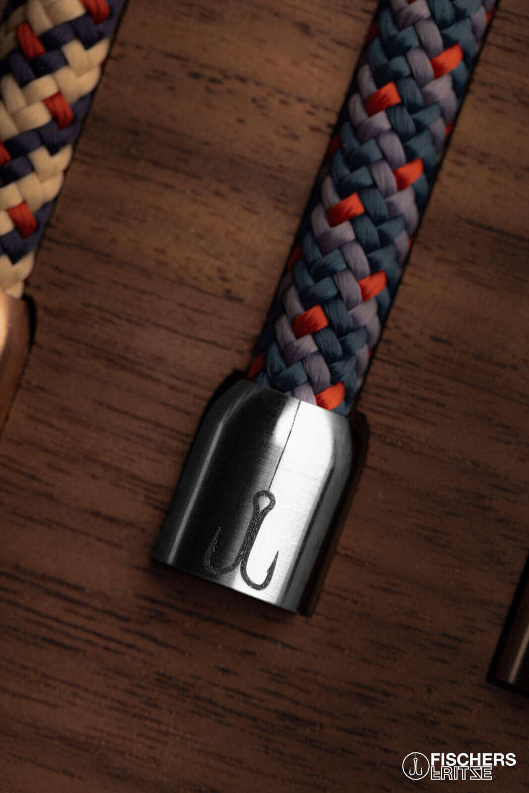 fischers-fritze-makrele-extrafein-arnold-segeltau-armband-petrol-grau-coral image 7