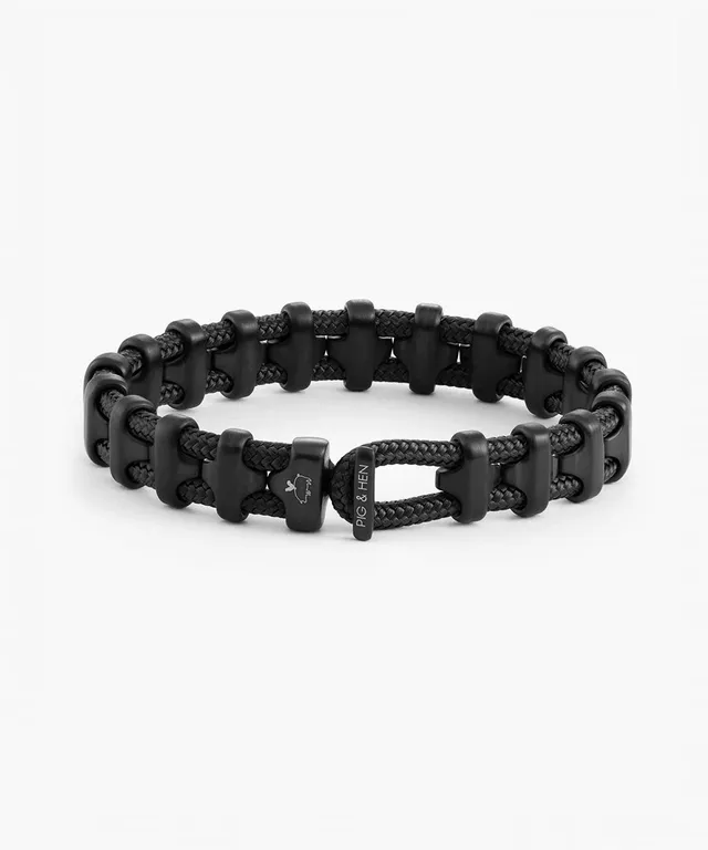 pig-hen-bold-bob-herren-seilarmband-black-11-mm-shields-t-verschluss image 1