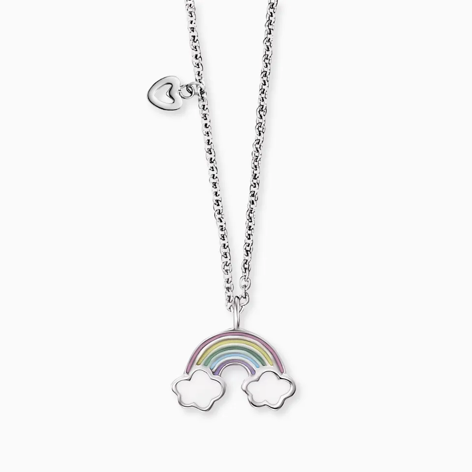 engelsrufer-herzengel-kinder-halskette-edelstahl-regenbogen-mit-emaille image 1