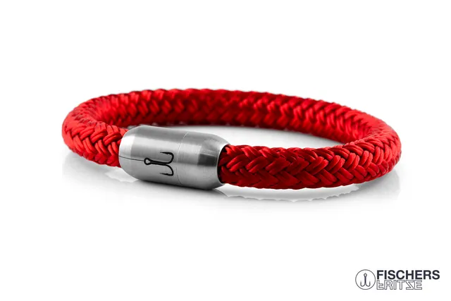fischers-fritze-makrele-leon-armband-rot image 1
