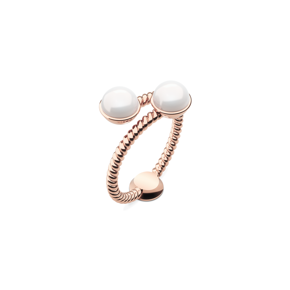 paul-hewitt-rope-pearl-ring-ros-gold-offener-perlenring image 1