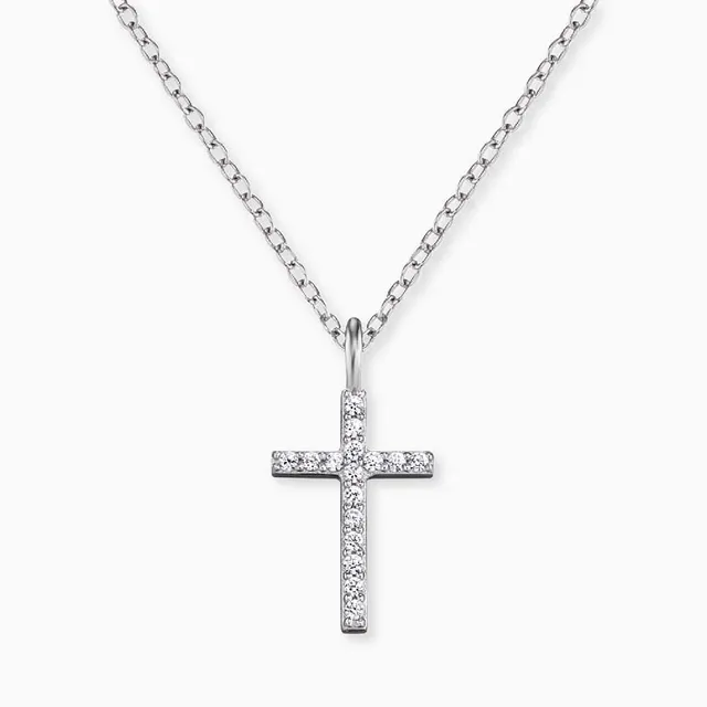 engelsrufer-halskette-925er-silber-kreuz-mit-zirkonia-2 image 1