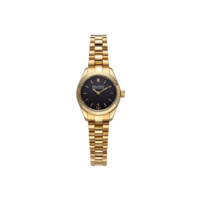 paul-hewitt-petit-soleil-round-uhr-gold-schwarz-damen-solaruhr image 1