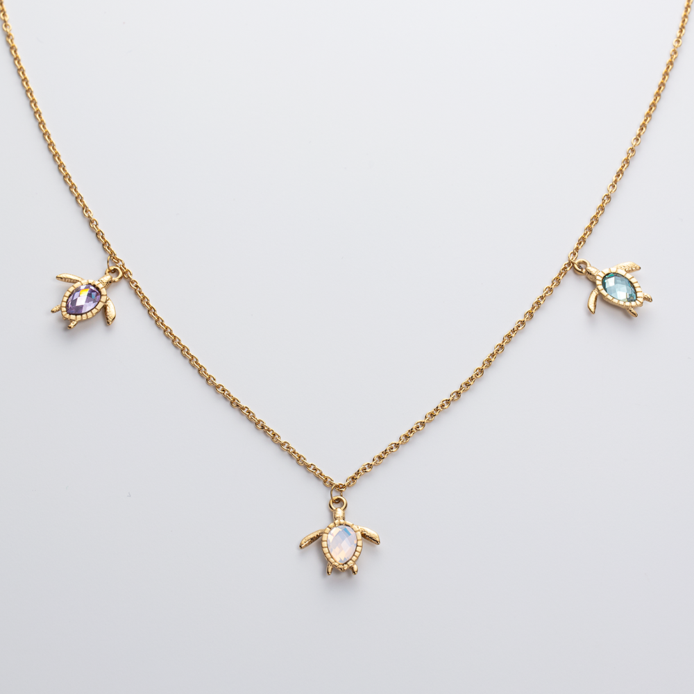 paul-hewitt-turtle-rainbow-halskette-gold-damen-gl-cksbringer-kette image 4