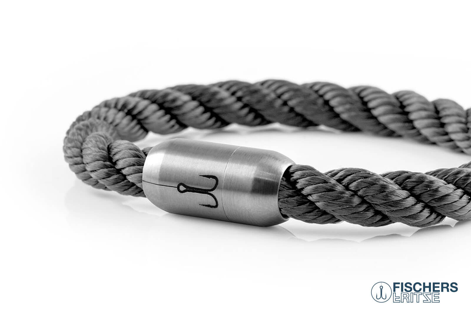 fischers-fritze-makrele-kalle-armband-grau-gedreht image 7