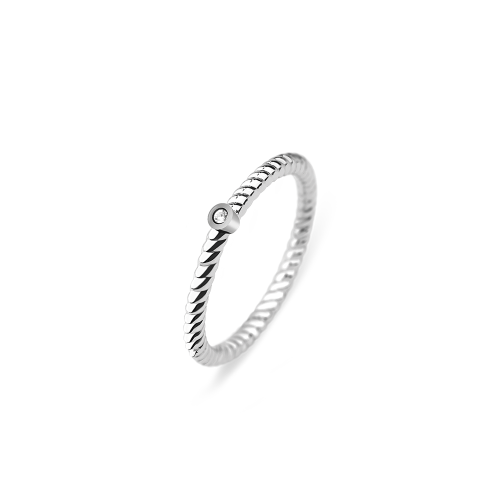 paul-hewitt-north-star-ring-silber-damen-mit-swarovski-stein-tau-optik image 1