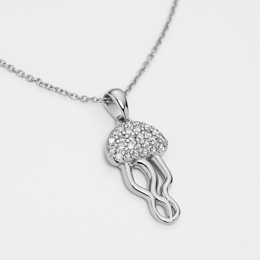 paul-hewitt-jellyfish-halskette-pure-silver-damen-qualle-kette image 3