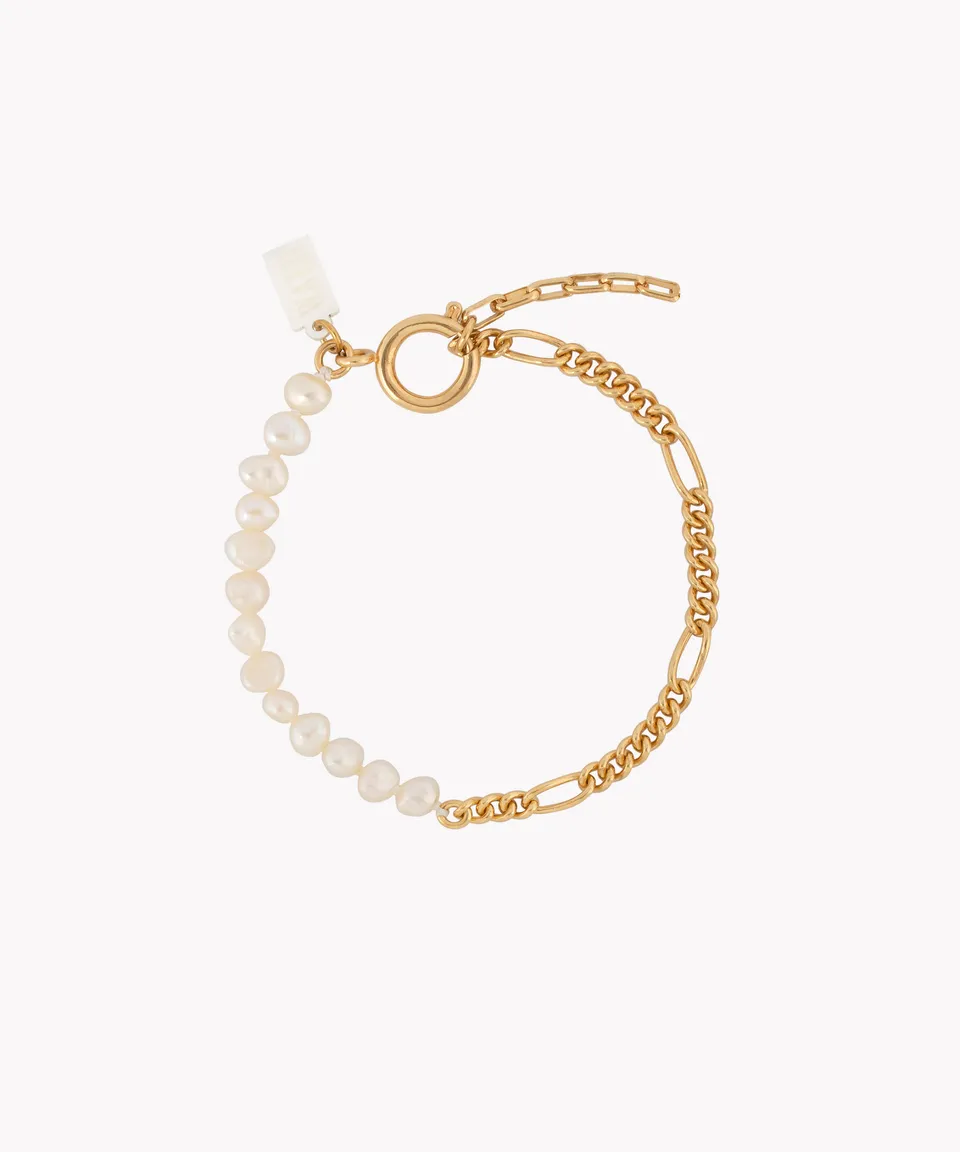 wald-berlin-pas-de-deux-armband-fu-kettchen-18-24-cm-s-wasserperlen-gold image 1
