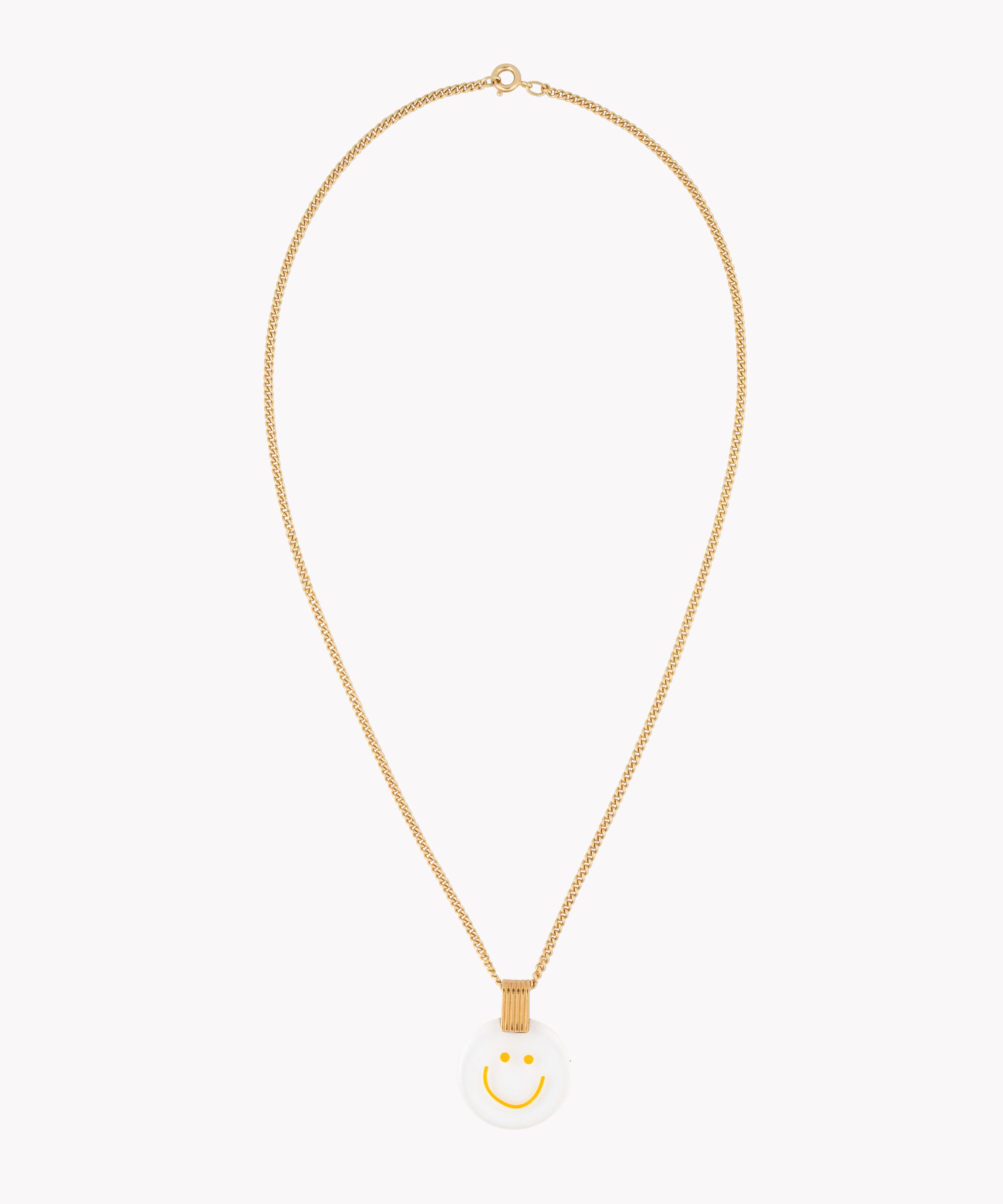wald-berlin-smilie-dude-medaillon-gold-halskette-kette-43-cm image 1