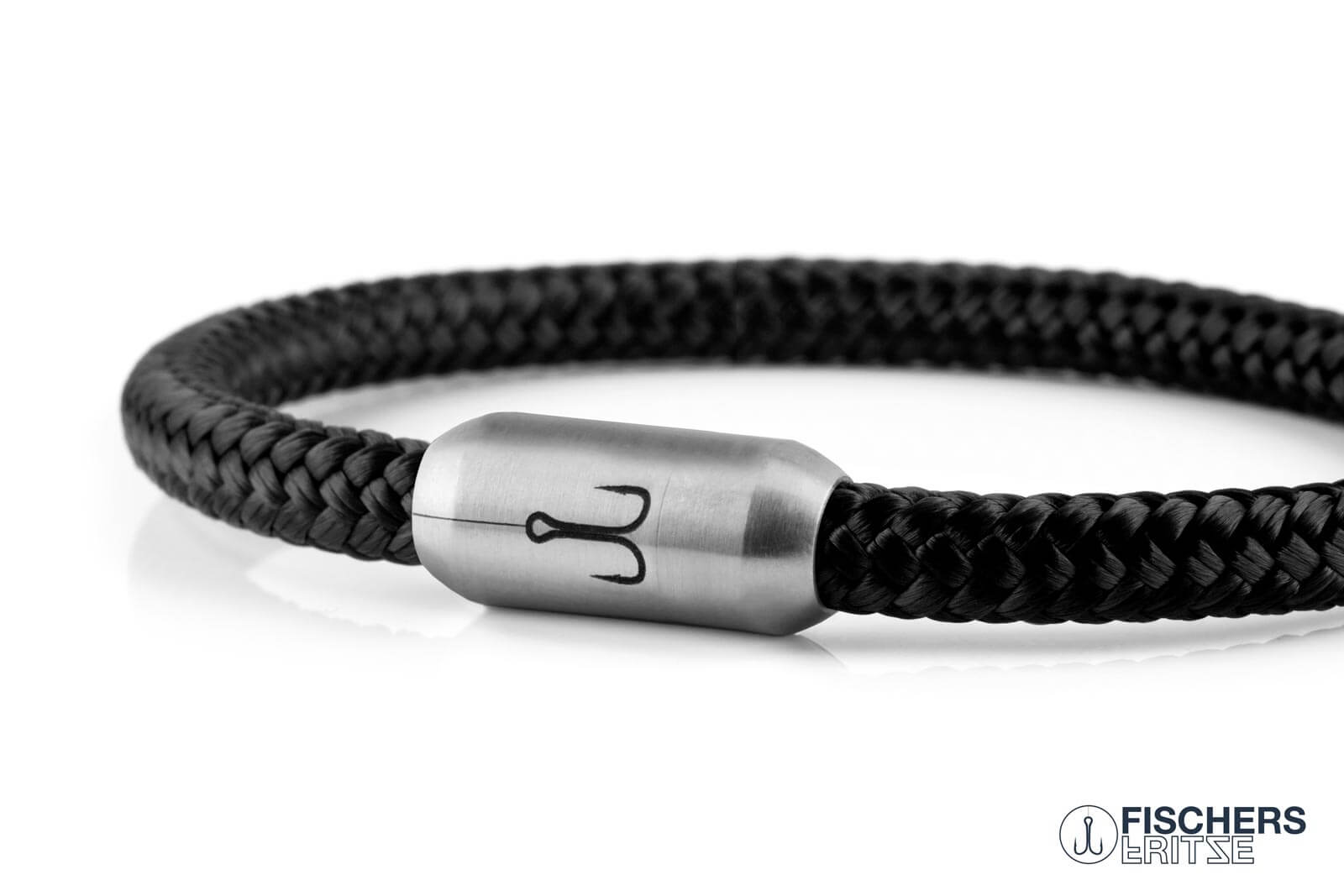 fischers-fritze-krabbe-alberta-segeltau-armband-schwarz image 6