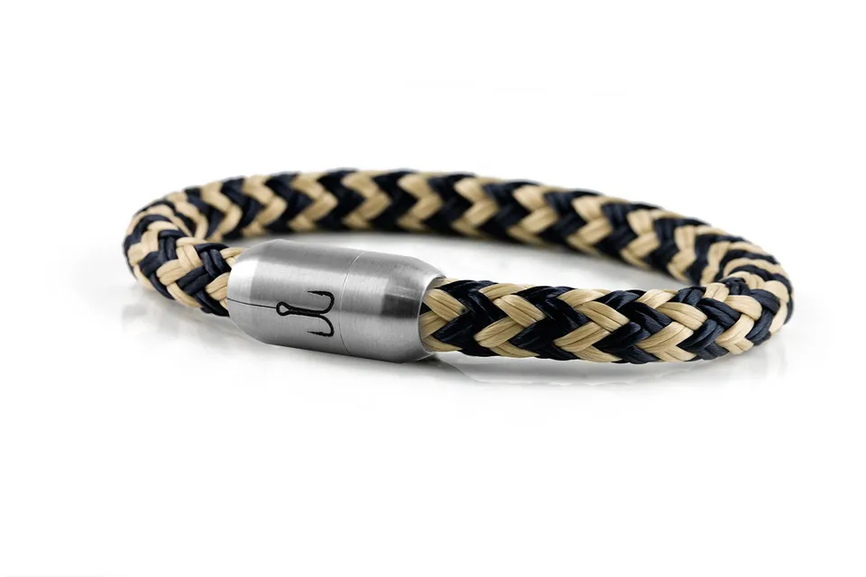 fischers-fritze-makrele-armband-natur-marineblau image 1