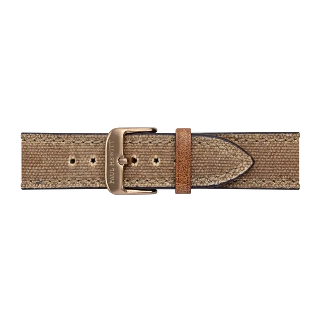 paul-hewitt-canvas-uhrenarmband-20-mm-bronze-desert-wechselarmband image 1
