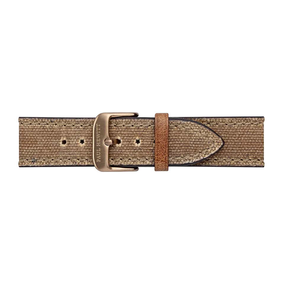 paul-hewitt-canvas-uhrenarmband-20-mm-bronze-desert-wechselarmband image 1