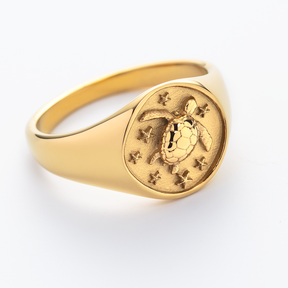 paul-hewitt-turtle-signet-ring-gold image 4