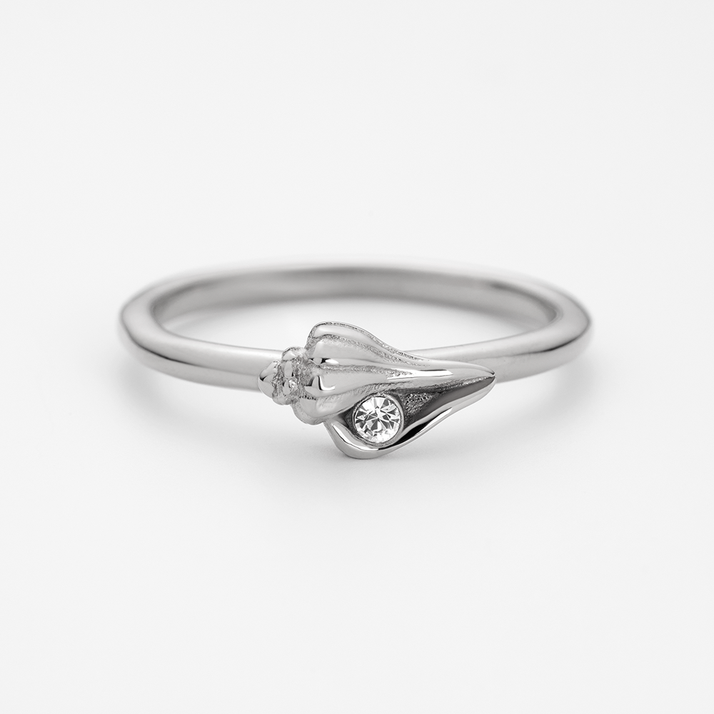 paul-hewitt-sea-shell-ring-silber-mit-zirkonia-damen image 2