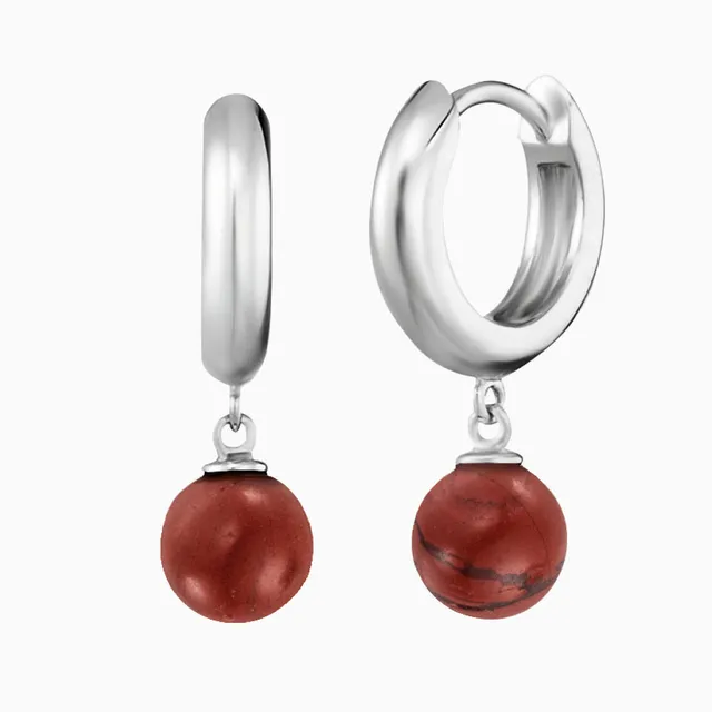 engelsrufer-creole-925er-silber-powerful-stone-mit-roter-jaspis image 1