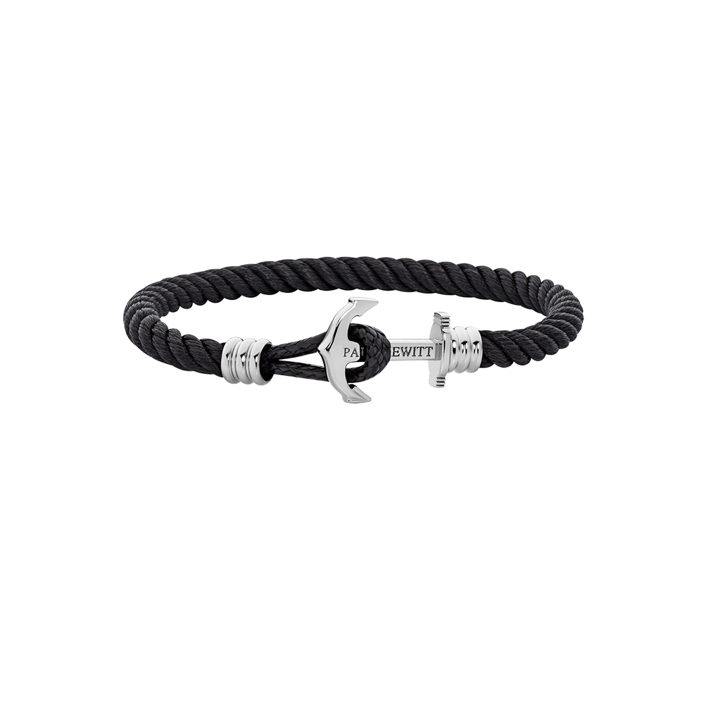 paul-hewitt-phrep-lite-armband-silber-nylon-schwarz-herren image 1