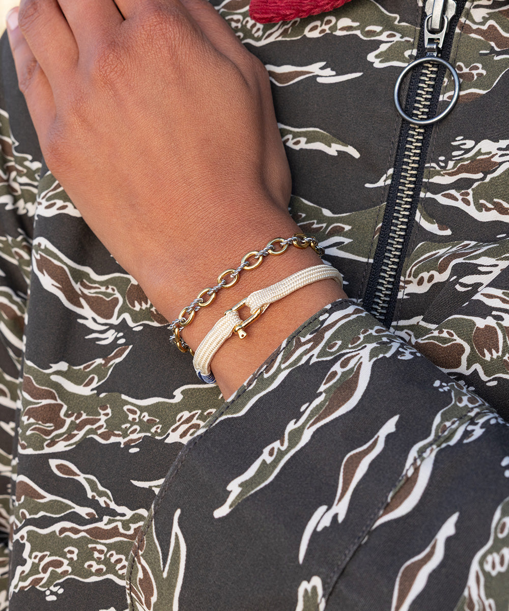pig-hen-franky-armband-damen-ivory-gold-seilarmband-mit-d-schlie-e image 2