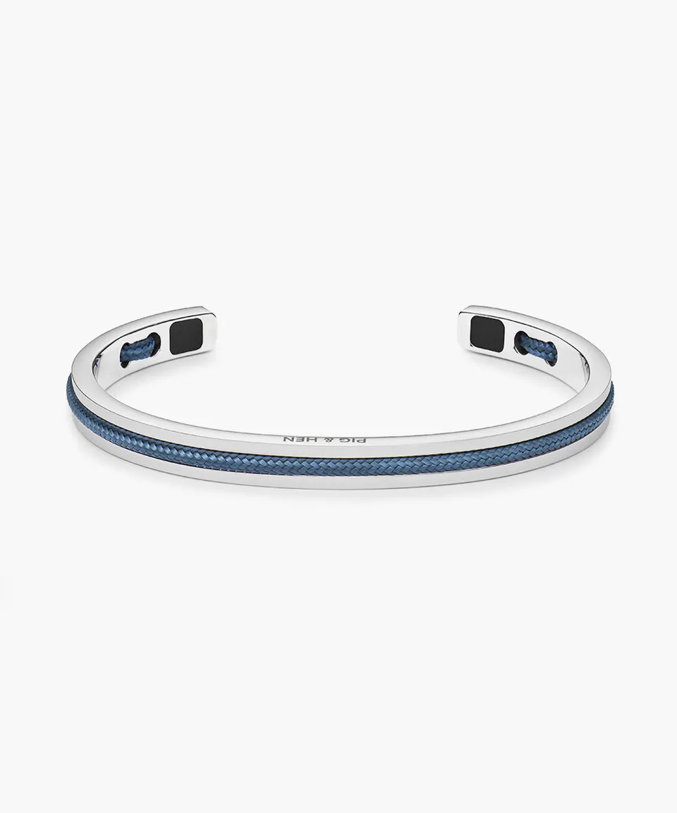 pig-hen-navarch-6-mm-cuff-ash-blue-silver-herren-armreif image 1