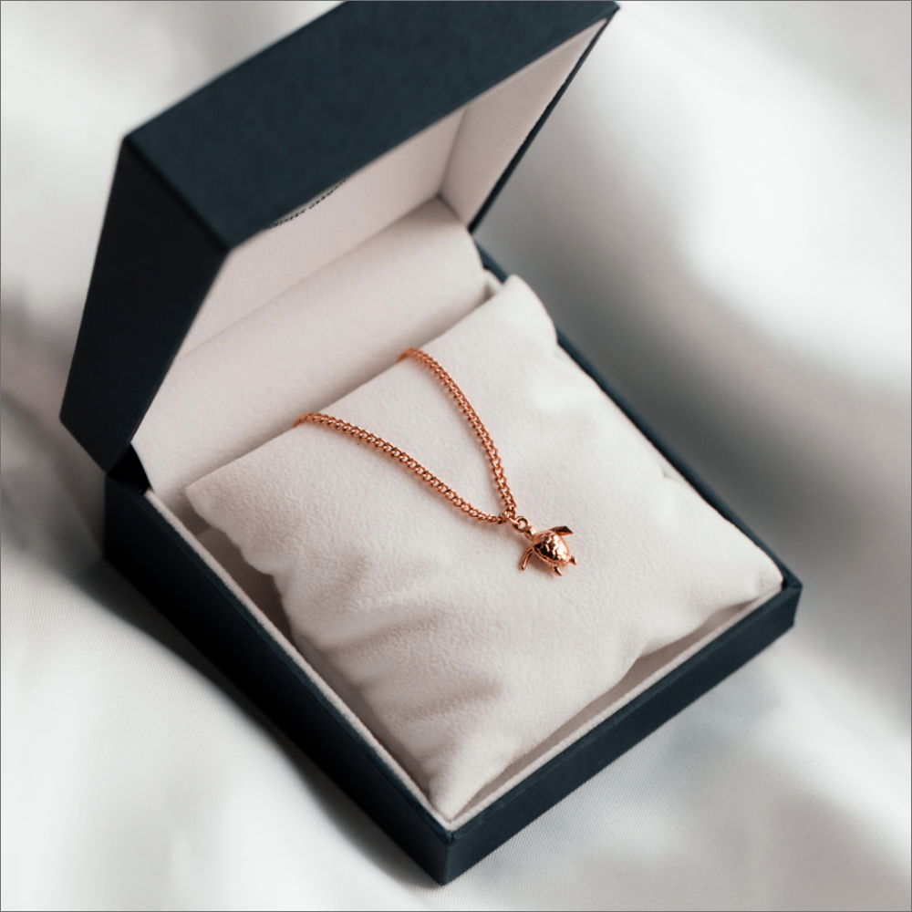 paul-hewitt-turtle-essential-halskette-ros-gold-schildkr-ten-kette-f-r-damen image 3