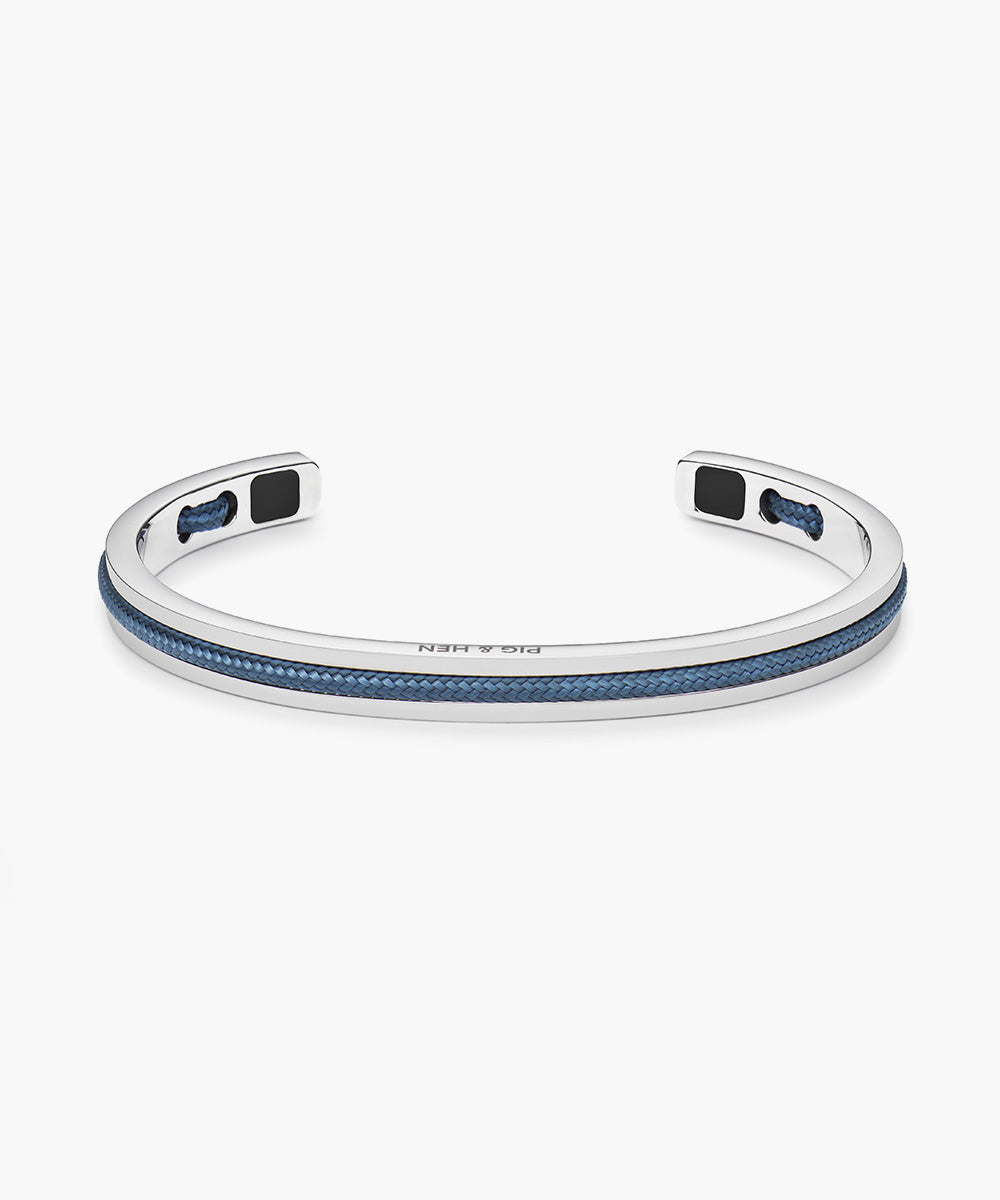 pig-hen-navarch-6-mm-cuff-ash-blue-silver-herren-armreif image 1