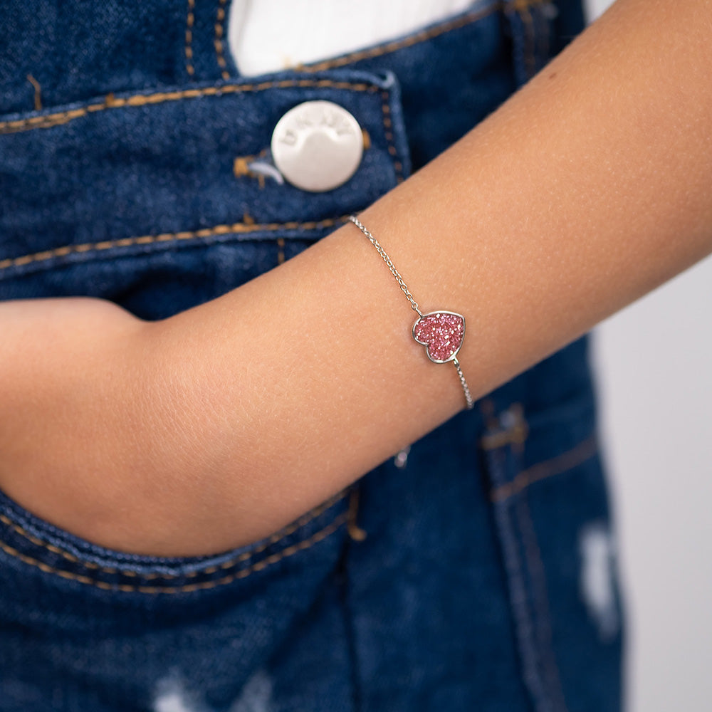 engelsrufer-kinder-armband-edelstahl-glitzerherz-mit-emaille image 2