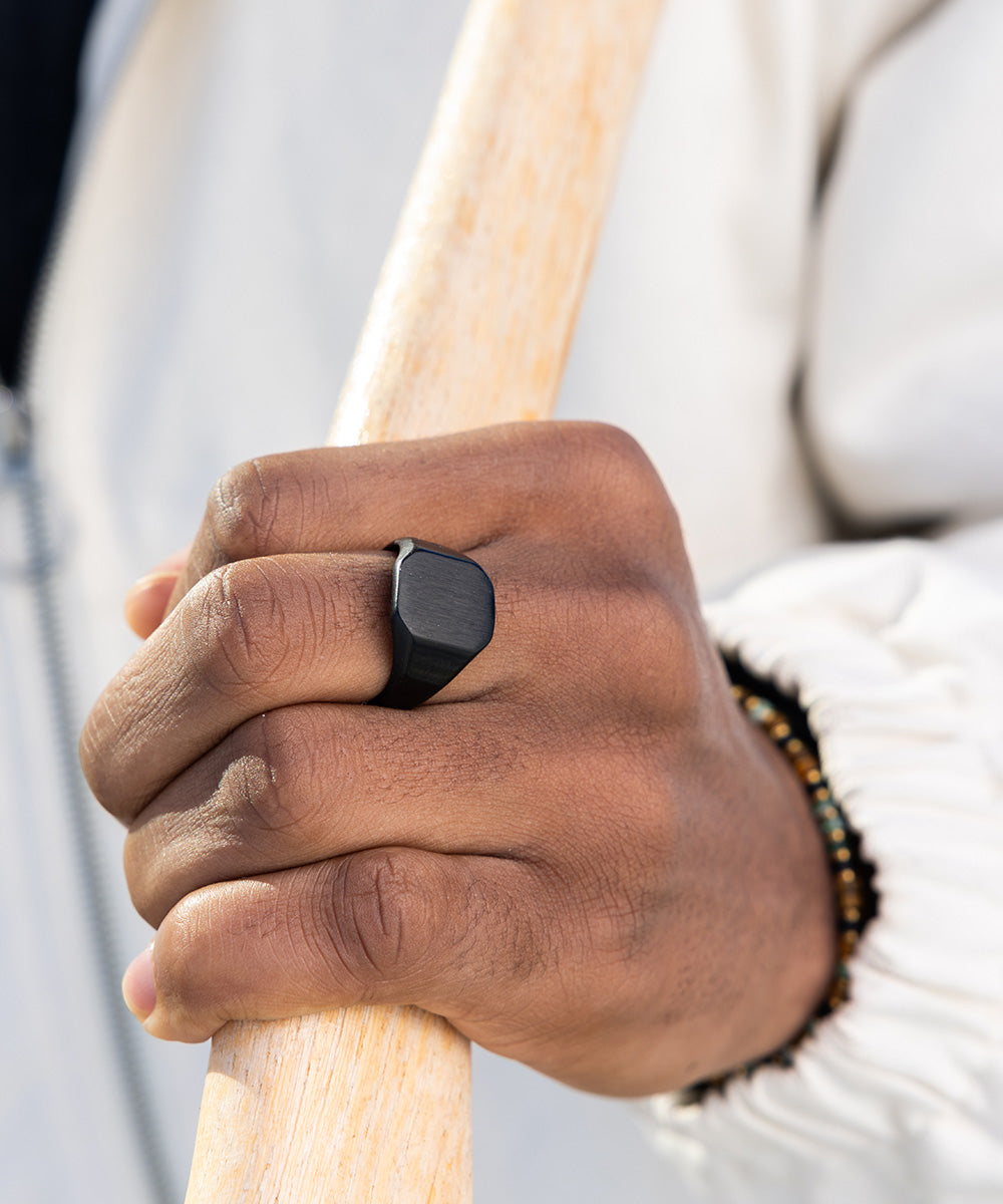 pig-hen-signet-ring-16mm-classic-ring-schwarz image 3