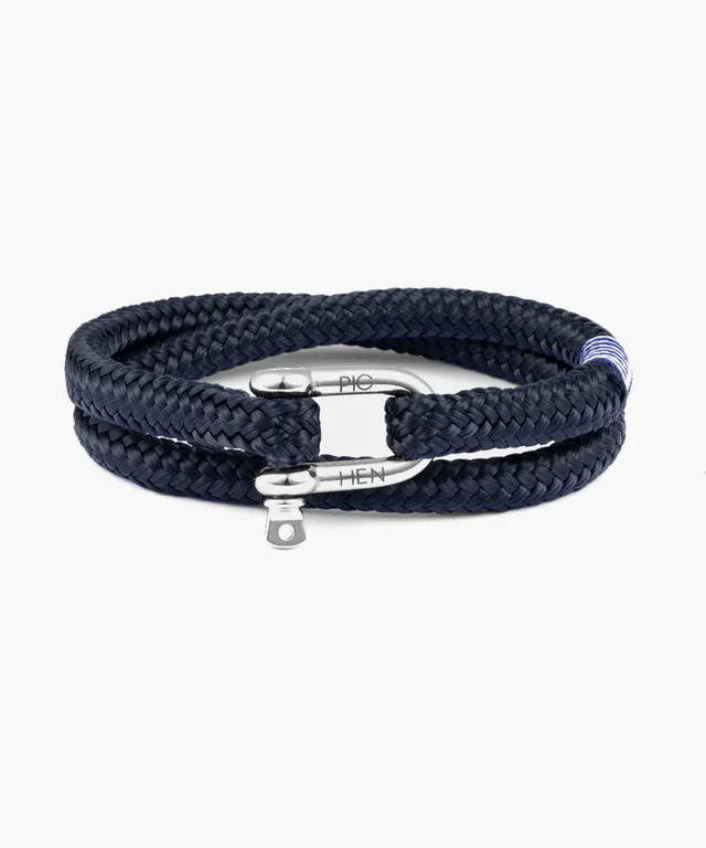 pig-hen-salty-steve-herren-seilarmband-navy-silver image 1