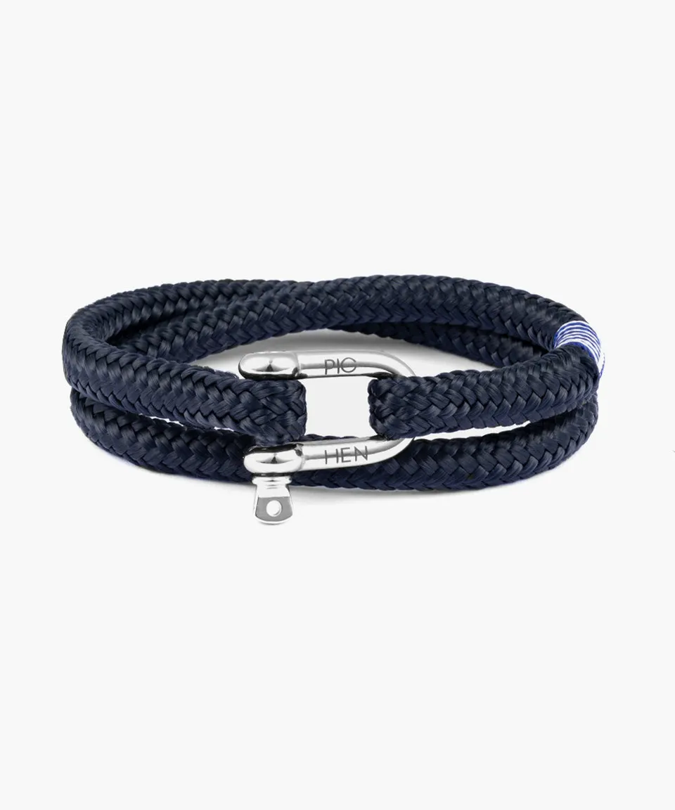 pig-hen-salty-steve-herren-seilarmband-navy-silver image 1