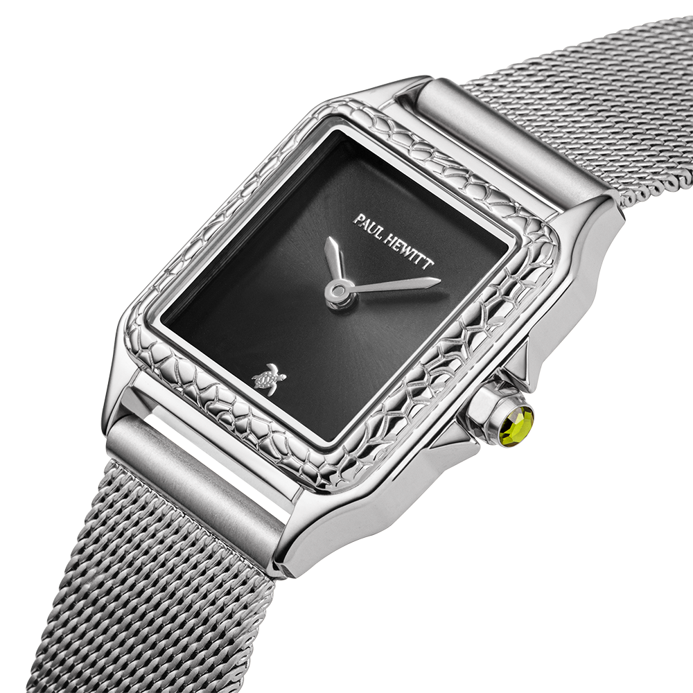 paul-hewitt-petite-tortue-uhr-black-silver image 2