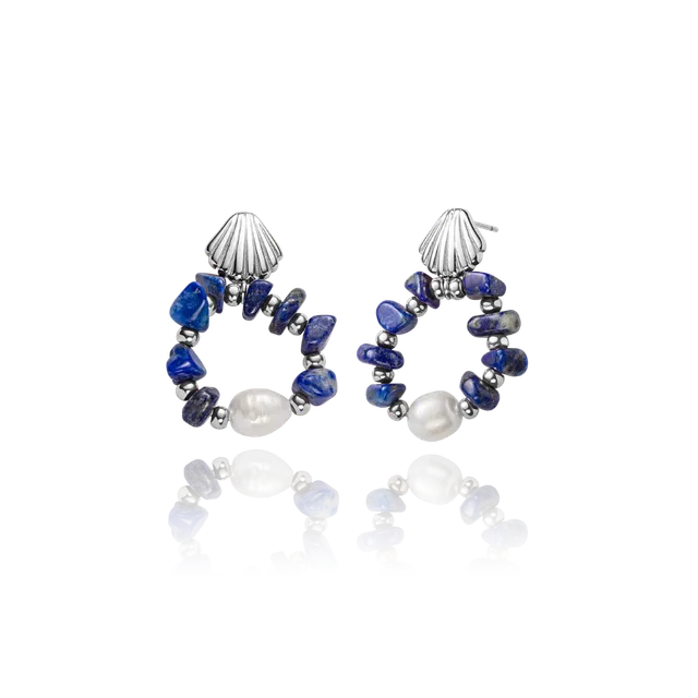 paul-hewitt-scallop-stone-ohrring-silber-damen-muschel-ohrringe image 1