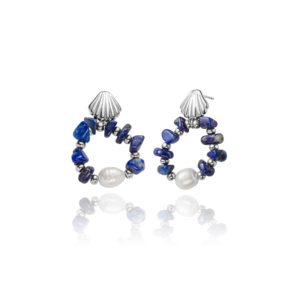 paul-hewitt-scallop-stone-ohrring-silber-damen-muschel-ohrringe image 1