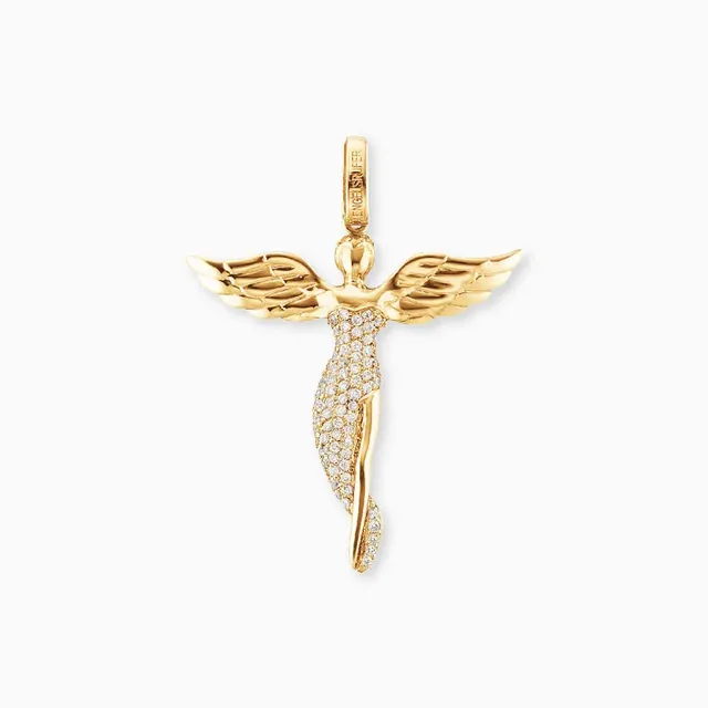 engelsrufer-anh-nger-925er-silber-schutzengel-gold-mit-zirkonia image 1