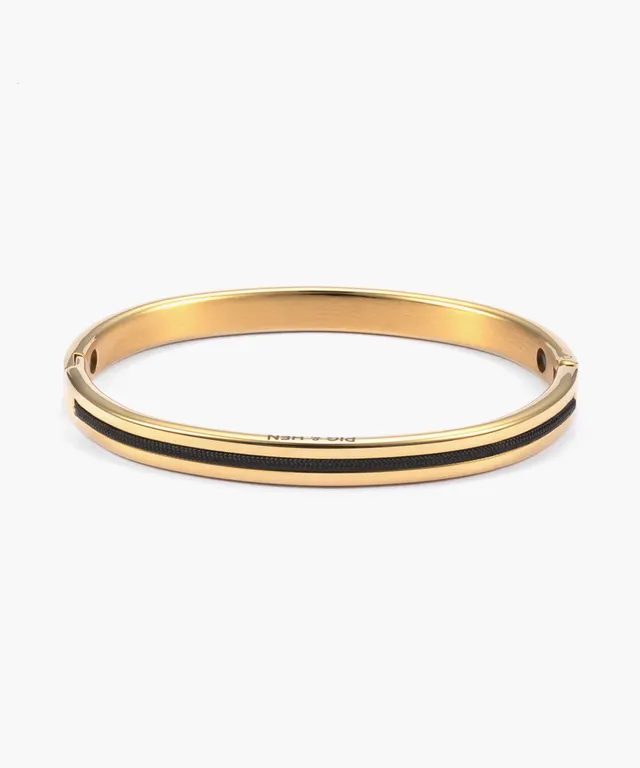 pig-hen-maya-lou-6mm-bangle-damenarmreif-black-gold image 1