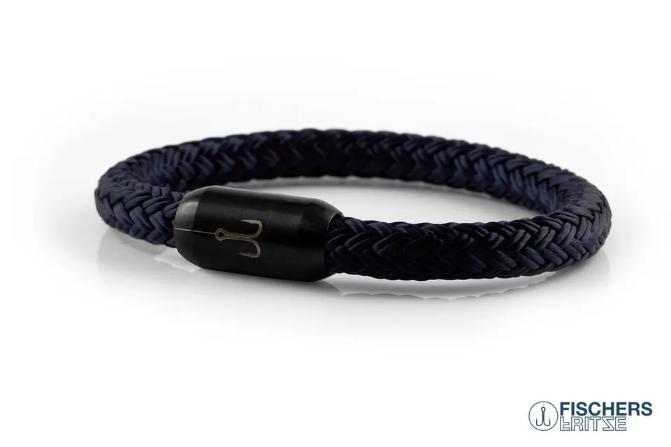 fischers-fritze-torpedomakrele-vincent-segeltau-armband-marineblau image 1