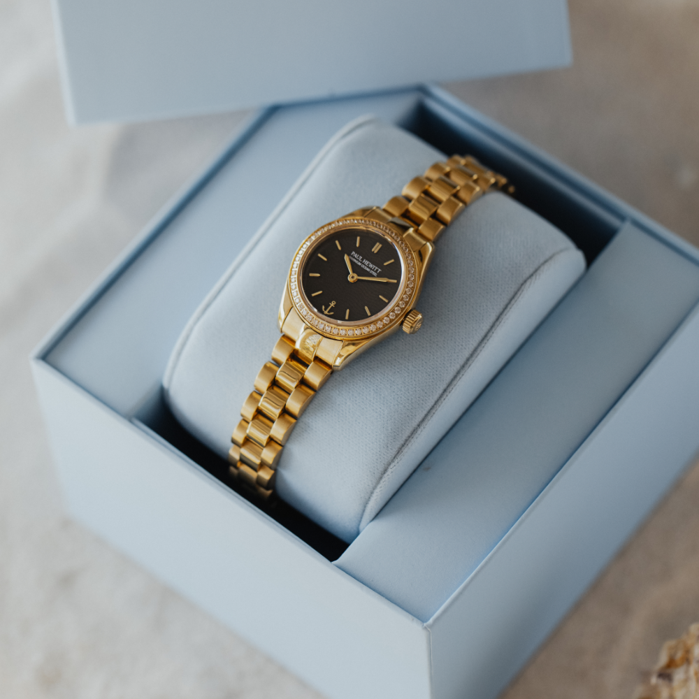 paul-hewitt-petit-soleil-round-uhr-damen-gold-schwarz-crystal-solar image 4
