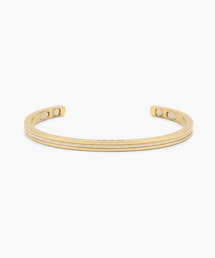pig-hen-navarch-4mm-damen-armband-ivory-gold image 1