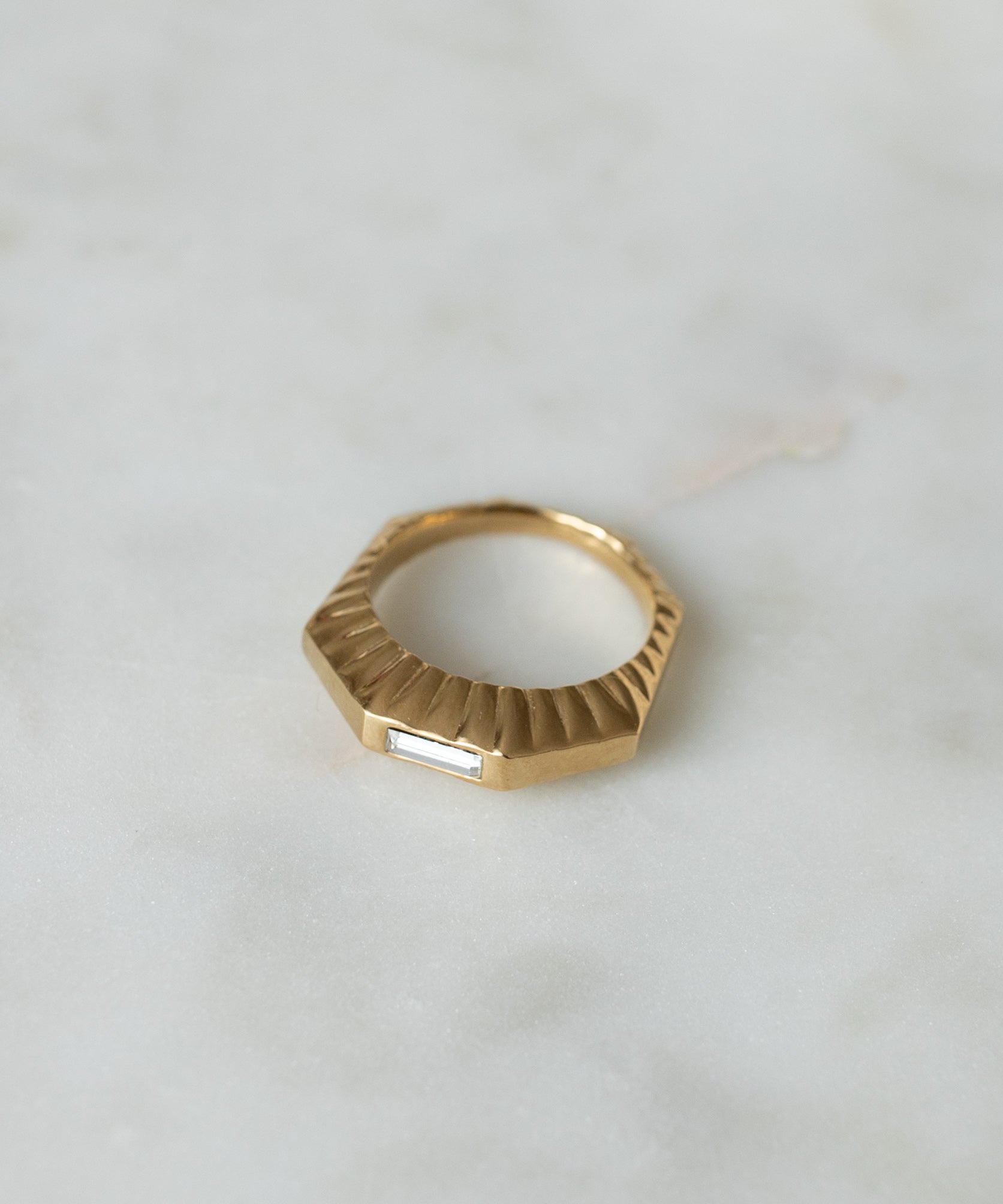 wald-berlin-shining-star-gold-ring-eu-54-vergoldeter-stapel-ring-mit-swarovski image 1