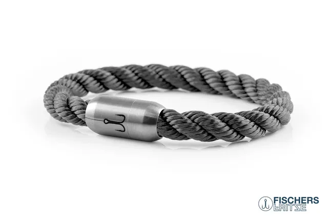 fischers-fritze-makrele-kalle-armband-grau-gedreht image 1
