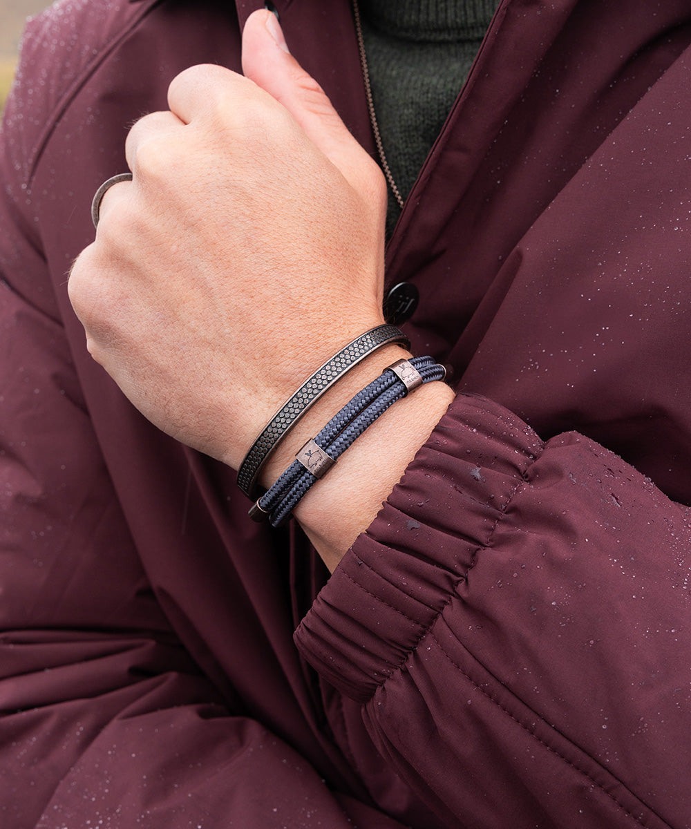 pig-hen-little-lewis-dbl-navarch-9mm-armband-set-slate-gray-bronze image 2