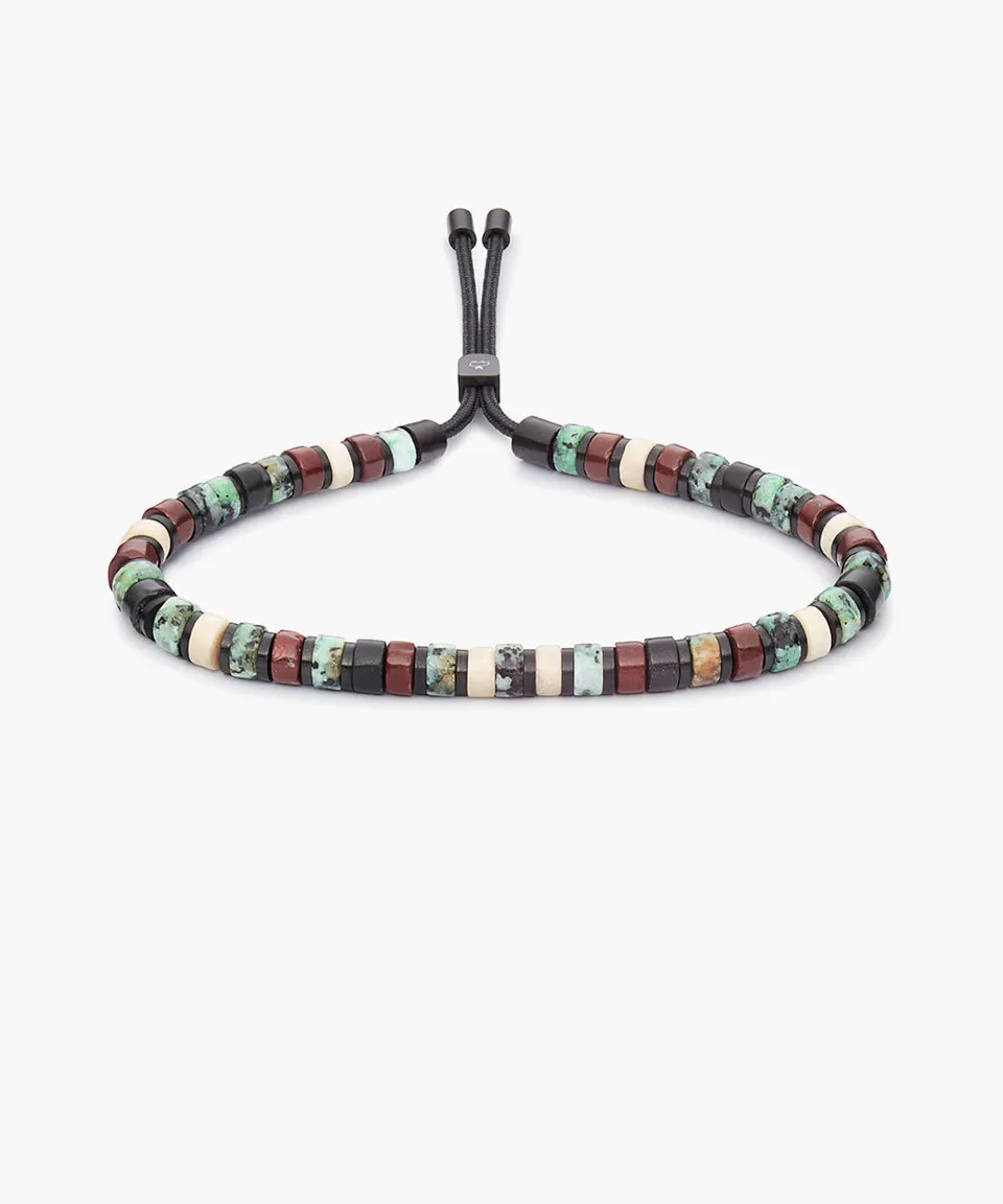 pig-hen-brontide-4mm-reykjavik-black-perlenarmband-verstellbar image 1
