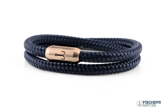 fischers-fritze-k-nigsgarnele-frank-segeltau-armband-marineblau image 1