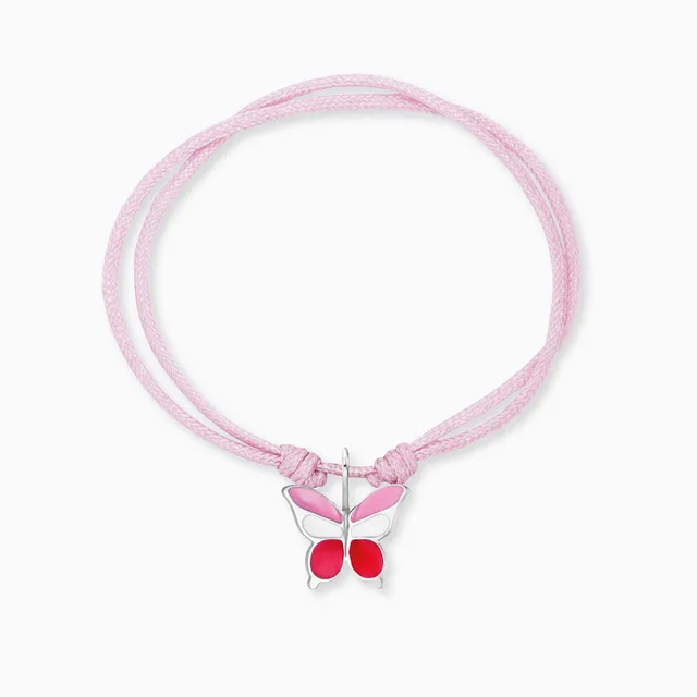 engelsrufer-herzengel-kinder-armband-schmetterling-edelstahl-emaille-nylon image 1