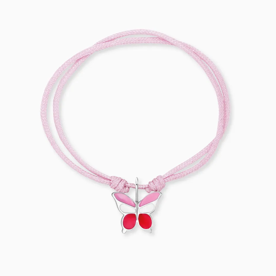 engelsrufer-herzengel-kinder-armband-schmetterling-edelstahl-emaille-nylon image 1