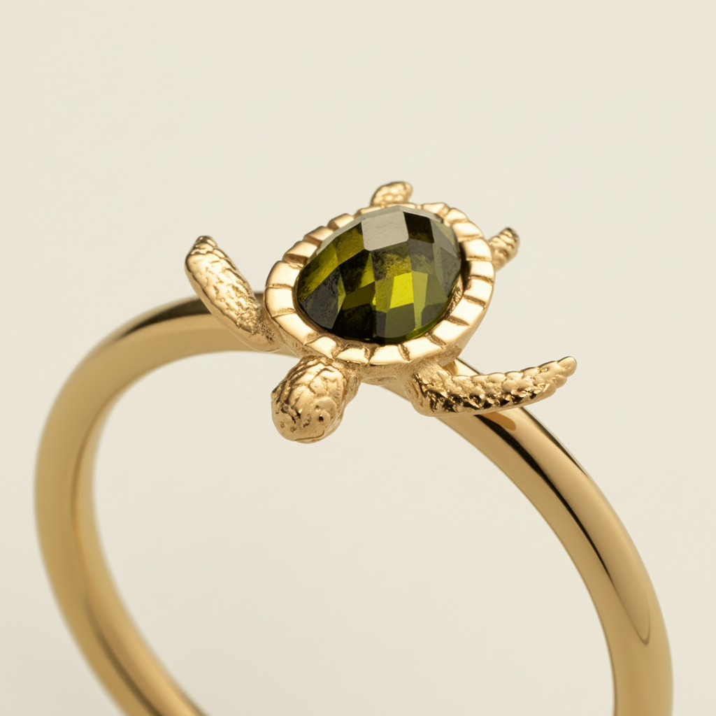 paul-hewitt-turtle-ring-gold-damen-gl-cksbringer image 4