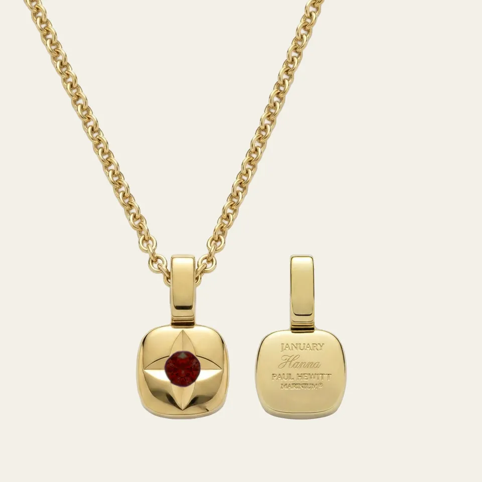 paul-hewitt-birthstone-january-halskette-gold image 1