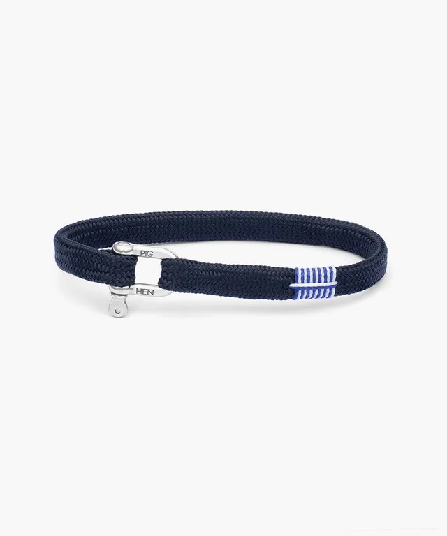 pig-hen-vicious-vik-armband-navy-silver image 1
