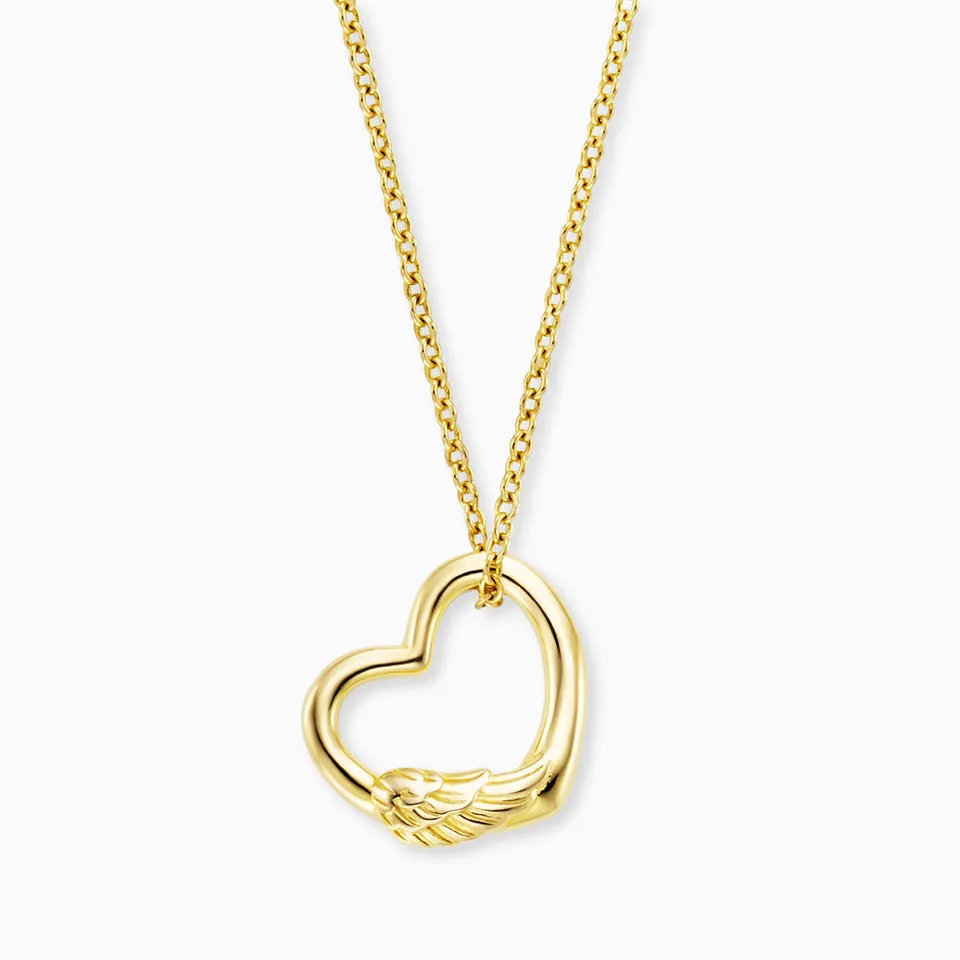 engelsrufer-halskette-925er-silber-with-love-gold-neu image 1