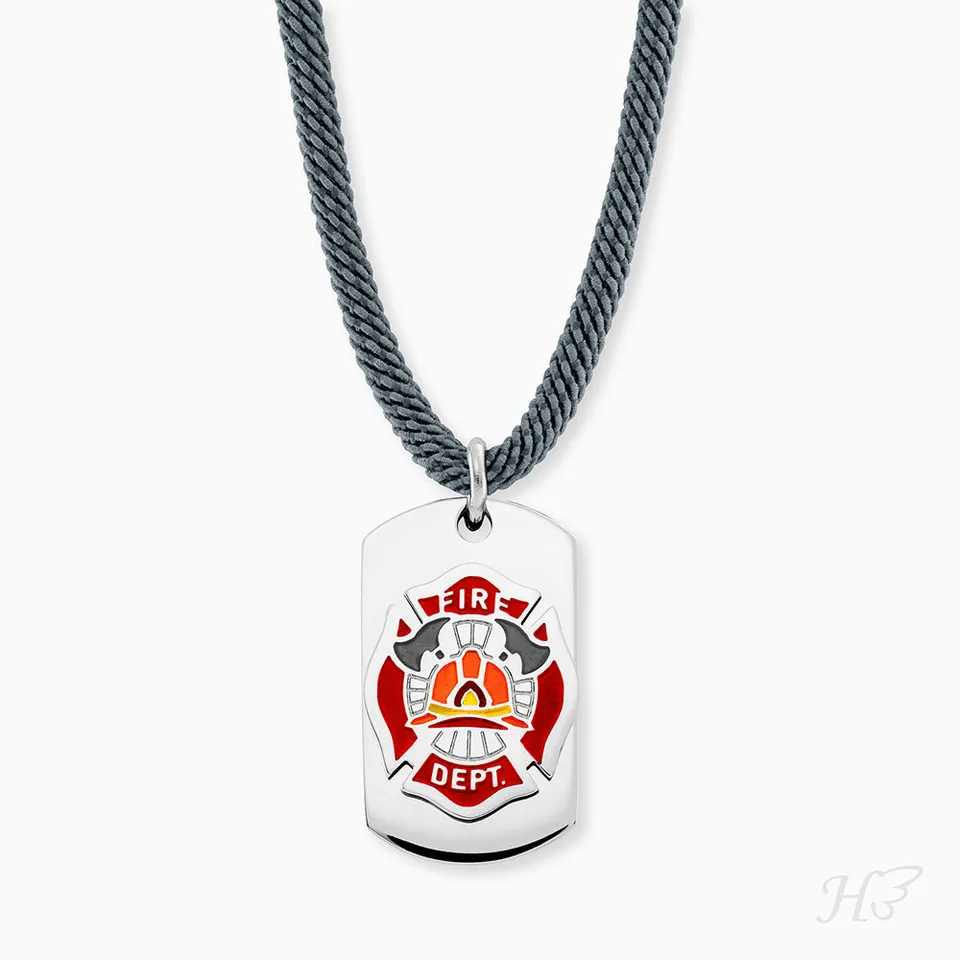 engelsrufer-herzengel-kinder-halskette-edelstahl-feuerwehr-mit-emaille image 1